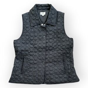 Juli Women's Quilted Black Vest